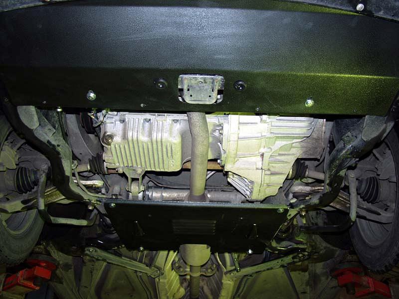 19.0471 Защита картера и КПП Rover 75 RJ V-1,8;2,0;2,5;2,0D (1999-2004) (сталь 2,0 мм)
