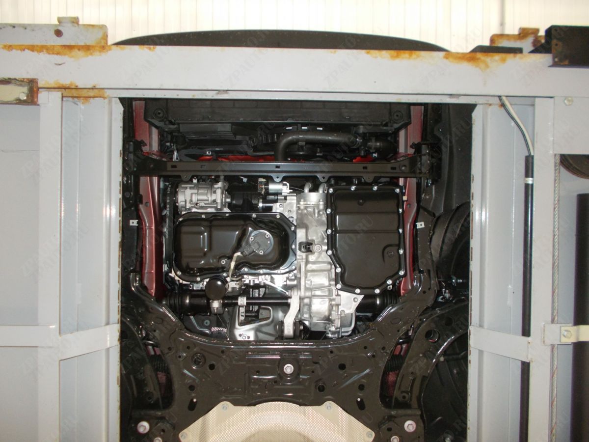 Защита картера и КПП для MAZDA CX-30  2021 -, V-2,0; Sheriff, сталь 2,0 мм, арт. 12.4319