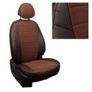 Чехлы для BMW 1 (F20) Hb 5-ти дв. с 11-19г., Алькантара, (Шоколад + Шоколад), Autopilot арт. bm-1s-f20-shosho-a