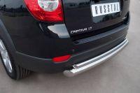 Защита заднего бампера d76/42 для Chevrolet Captiva 2012, Руссталь CHCZ-000835