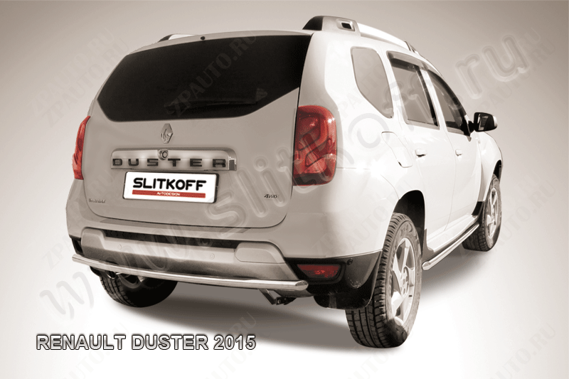 Защита заднего бампера d42 Renault Duster (2015-2021) , Slitkoff, арт. RD15010