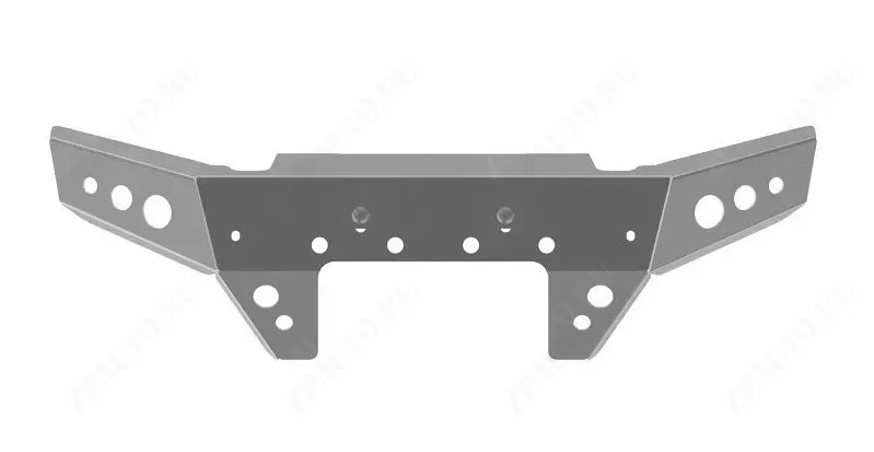 Защита бампера для KAWASAKI BruteForce KVF 2006-09, алюминий 4 мм, STORM, арт. 1361