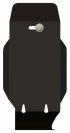 Защита редуктора для SUBARU Tribeca  2005 - 2014, V-3,0; 3,6, Sheriff, сталь 2,5 мм, арт. 22.0911