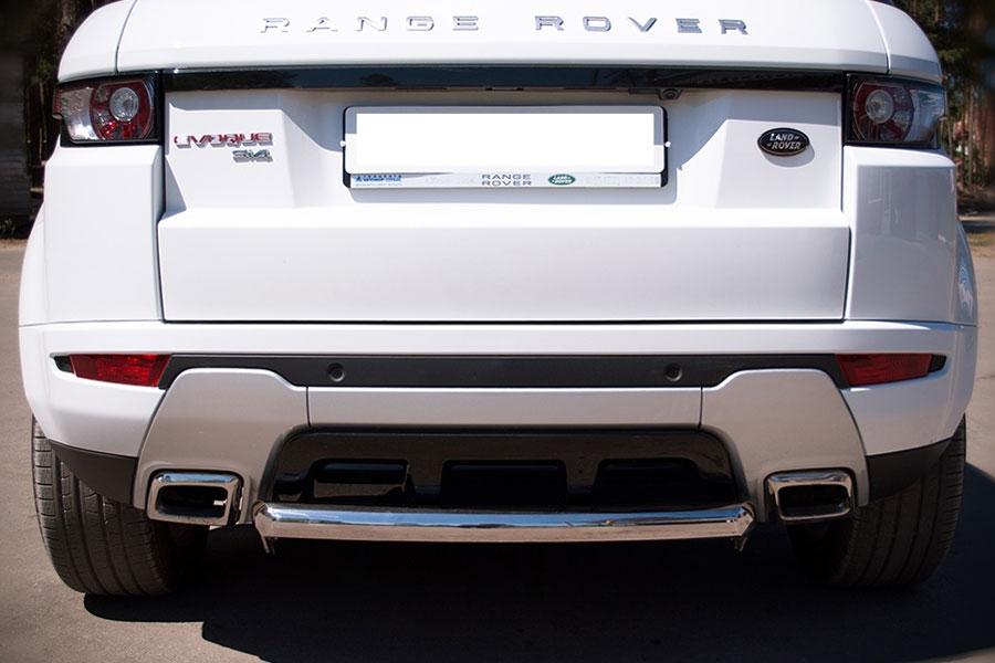 Защита заднего бампера d57 для Land Rover Evoque Dynamic 2011, Slitkoff REDZ-000665