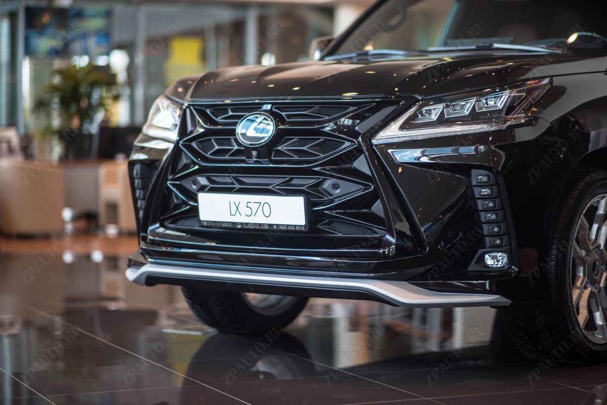 Решетка радиатора в сборе для бампера MTR Design Lexus LX 2015-2022, MTR, арт. MTR-J201-160145