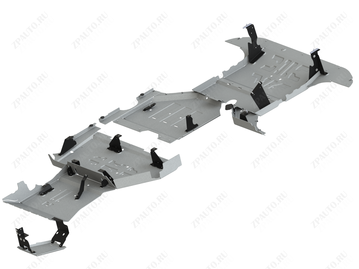Комплект защит  для VOYAH Free 318  2025 - V-1.5T AT FullWD, Sheriff, алюминий AL 4 мм, арт. 60.6538