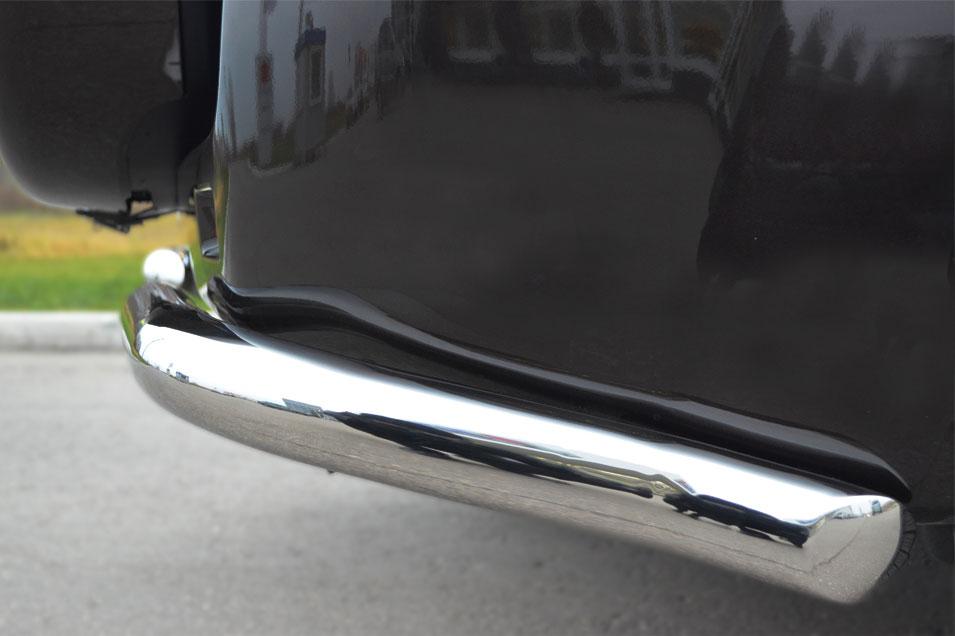 Защита заднего бампера уголки d57 для Suzuki Grand Vitara 5d 2012, Slitkoff SVZ-001098