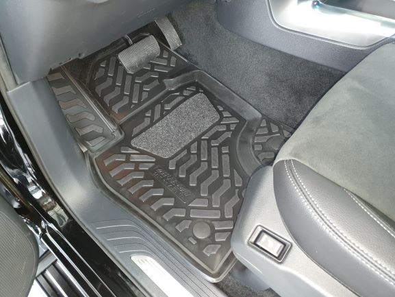 Ковры модельные (высокий борт) для Mercedes-Benz X-Class (2017-) (3D с подпятником), Элерон, арт. 62511