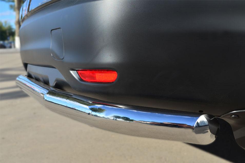 Защита заднего бампера d57 для Nissan Qashqai 14-/15- SPB, Slitkoff NQQZ-001797