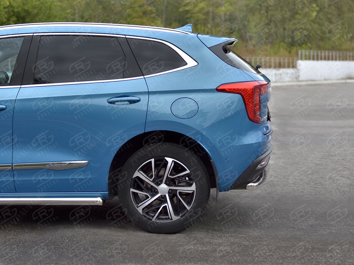 HAVAL JOLION 1.5 2WD 2021- Защита заднего бампера d57 секции HJOLZ-003994