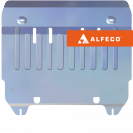 Защита  картера и КПП Geely Emgrand 2021- V-1,5 FWD , ALFeco, алюминий 4мм, арт. ALF0831al