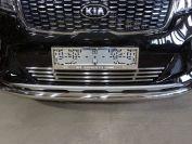 Решётка радиатора нижняя 16 мм для автомобиля Kia Sorento Prime 2018-, TCC Тюнинг KIASORPR18-11