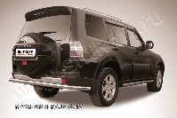 Защита заднего бампера d76 Mitsubishi Pajero IV (2006-2023) , Slitkoff, арт. MPJ016