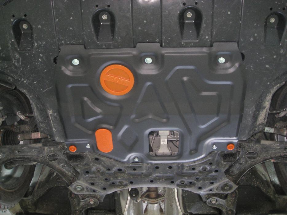 Защита  картера и КПП Hyundai Elantra VI (AD) 2015-2020  V-all , ALFeco, алюминий 4мм, арт. ALF1045al