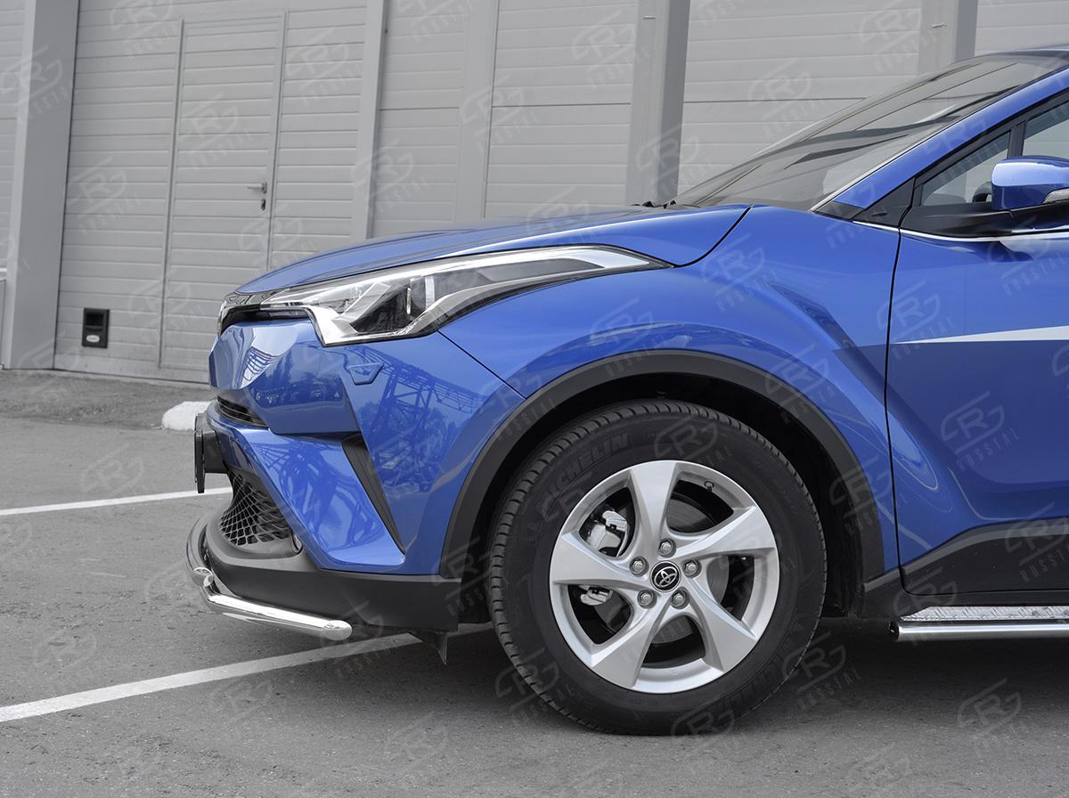 Защита переднего бампера d42 секции-d42 дуга TCHZ-003024 для автомобиля TOYOTA C-HR 2018-, Slitkoff
