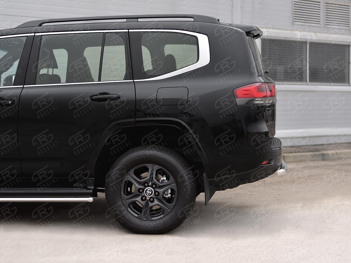 TOYOTA LAND CRUISER 300 2021 - Защита заднего бампера d76 дуга TLCZ-003789