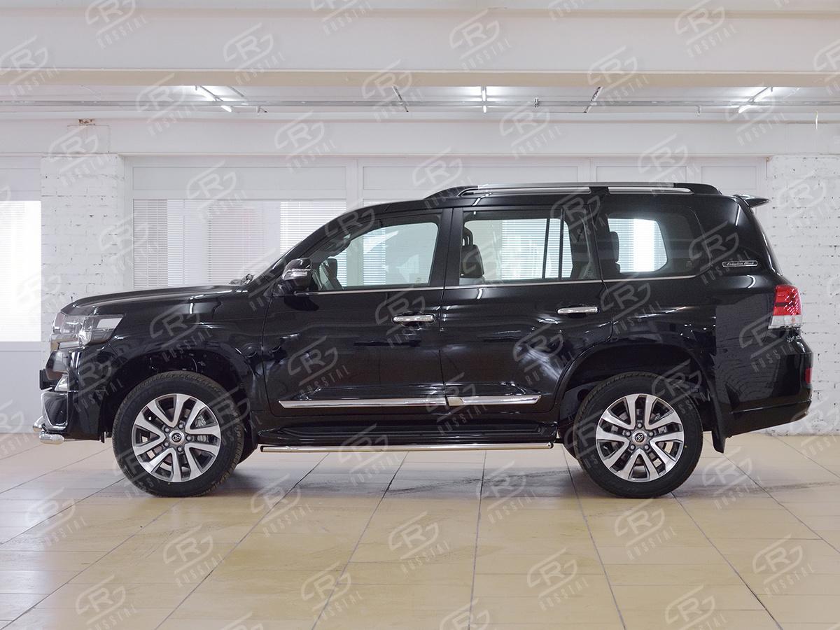 Защита порогов d42 TLCT-003119 для автомобиля TOYOTA LAND CRUISER 200 2018 EXECUTIVE LOUNGE, Slitkoff