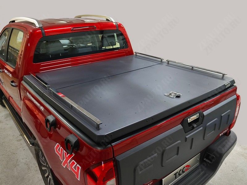 Рейлинги на крышку кузова (комплект Premium) 4шт Foton Tunland V9 2.0 Diesel АКПП 4WD 2024 арт. FOTTUNV925-21