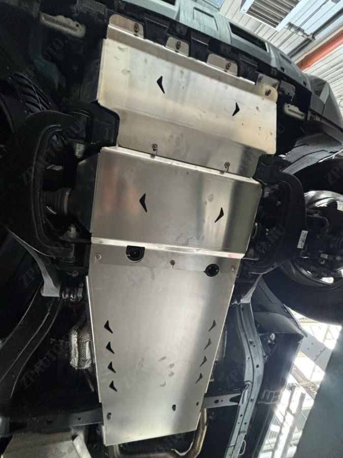 47.05ABC Защита картера ДВС, КПП и РК TANK 700 (2025-) из 3-х час (Алюминий 4мм)