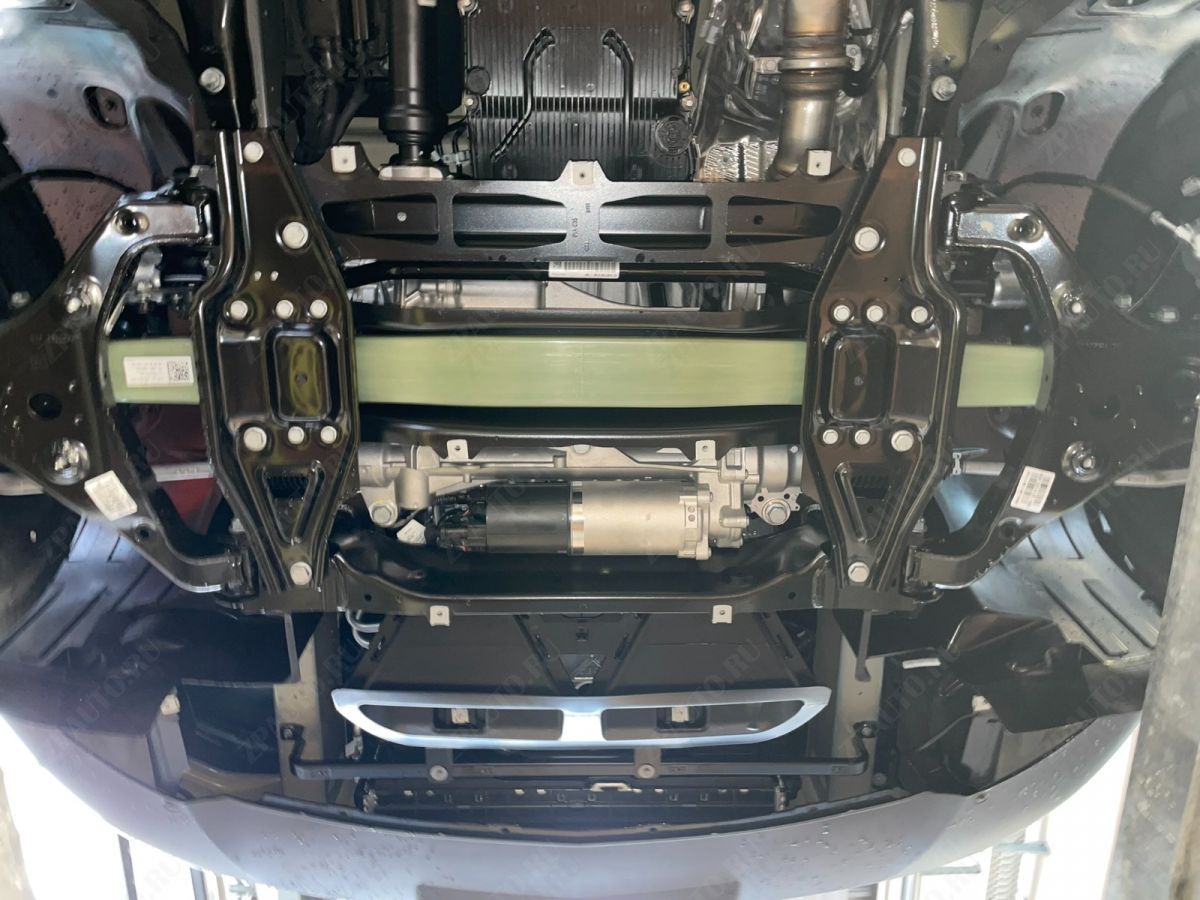 Защита картера и КПП для Mercedes-Benz Sprinter  2018 -, V-2,1D AТ, FWD, Sheriff, алюминий 4 мм, арт. 13.4468