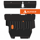 Защита  картера и КПП (2 части)   Mitsubishi Mirage Dingo 1998-2002 V-1,5, ALFeco, сталь 2мм, арт. ALF1429st