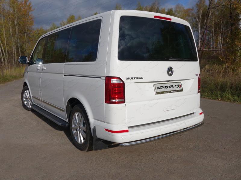 Защита задняя 42,4 мм для автомобиля Volkswagen Multivan (T6) 2015-, TCC Тюнинг VWMULT15-17