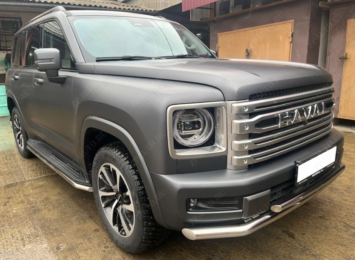 Защита штатного порога труба для автомобиля Haval H9 2024- арт. HVH9.24.32