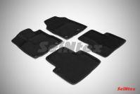 Ковры салонные 3D черные для Acura RDX 2014-, Seintex 85955