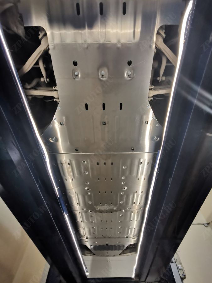 Avatr 11 2021-  4WD защита АКБ (2 части), ALFeco, алюминий, 3 мм, арт. ALF7305al