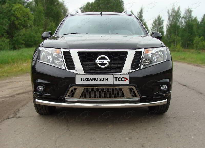 Решетка радиатора (лист) для автомобиля Nissan Terrano 2014-, TCC Тюнинг NISTER14-10