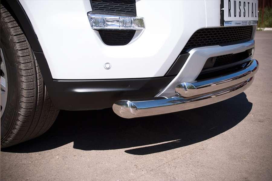 Защита переднего бампера d76/57 для Land Rover Evoque Dynamic 2011, Slitkoff REDZ-000657