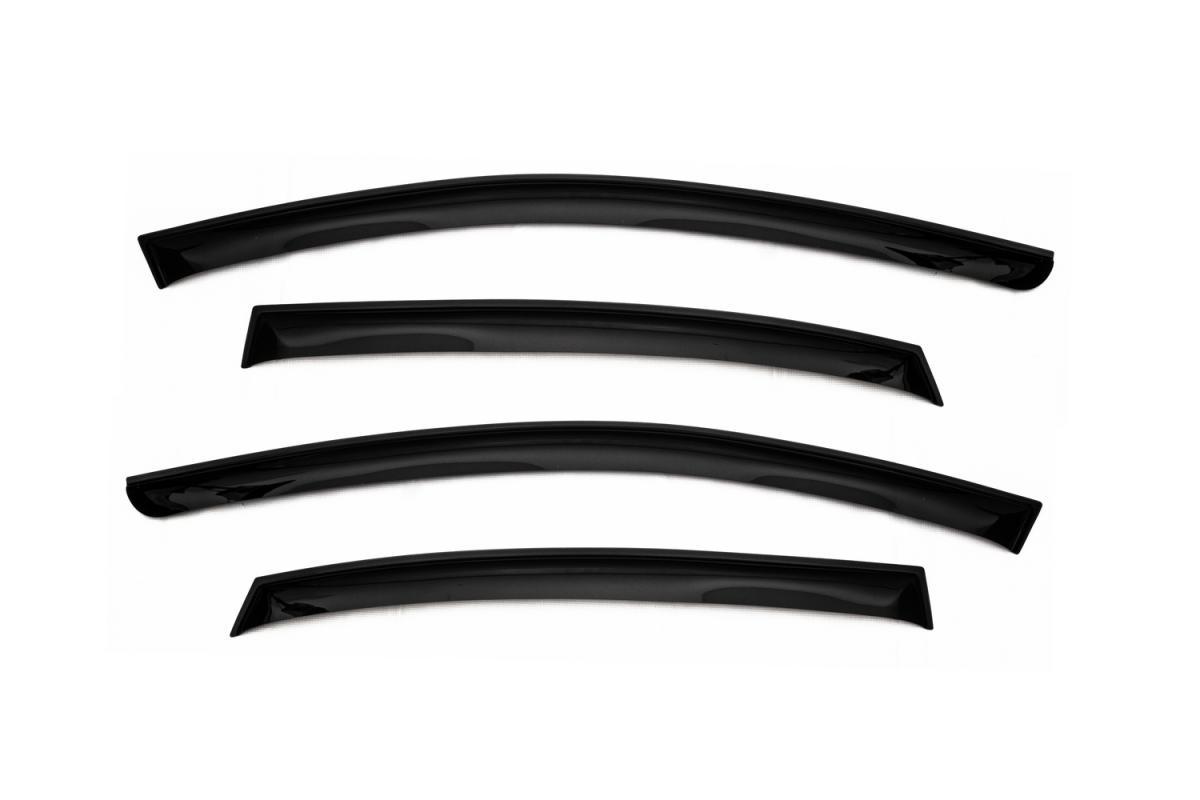 Дефлектор окон (НАКЛАДНОЙ скотч 3М) 4 шт. SUBARU XV I 2011-2017 кроссовер