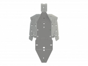 Защита днища HDPE для POLARIS RZR PRO XP 2019 -, ПНД 10 мм, STORM, арт. 4889