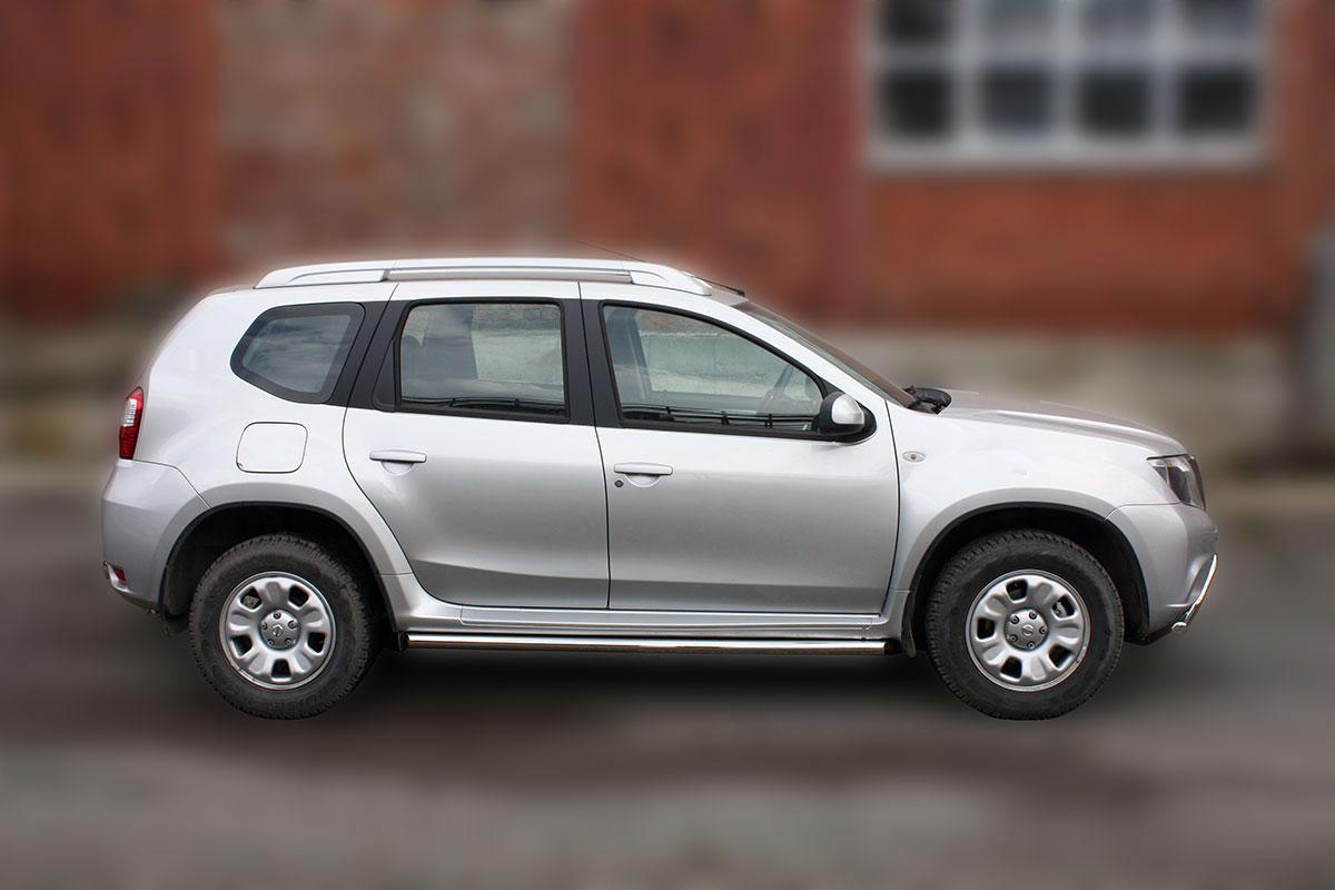 Пороги труба D 50,8 для Nissan Terrano(Ниссан Террано), ALFeco арт. TERR-14.06