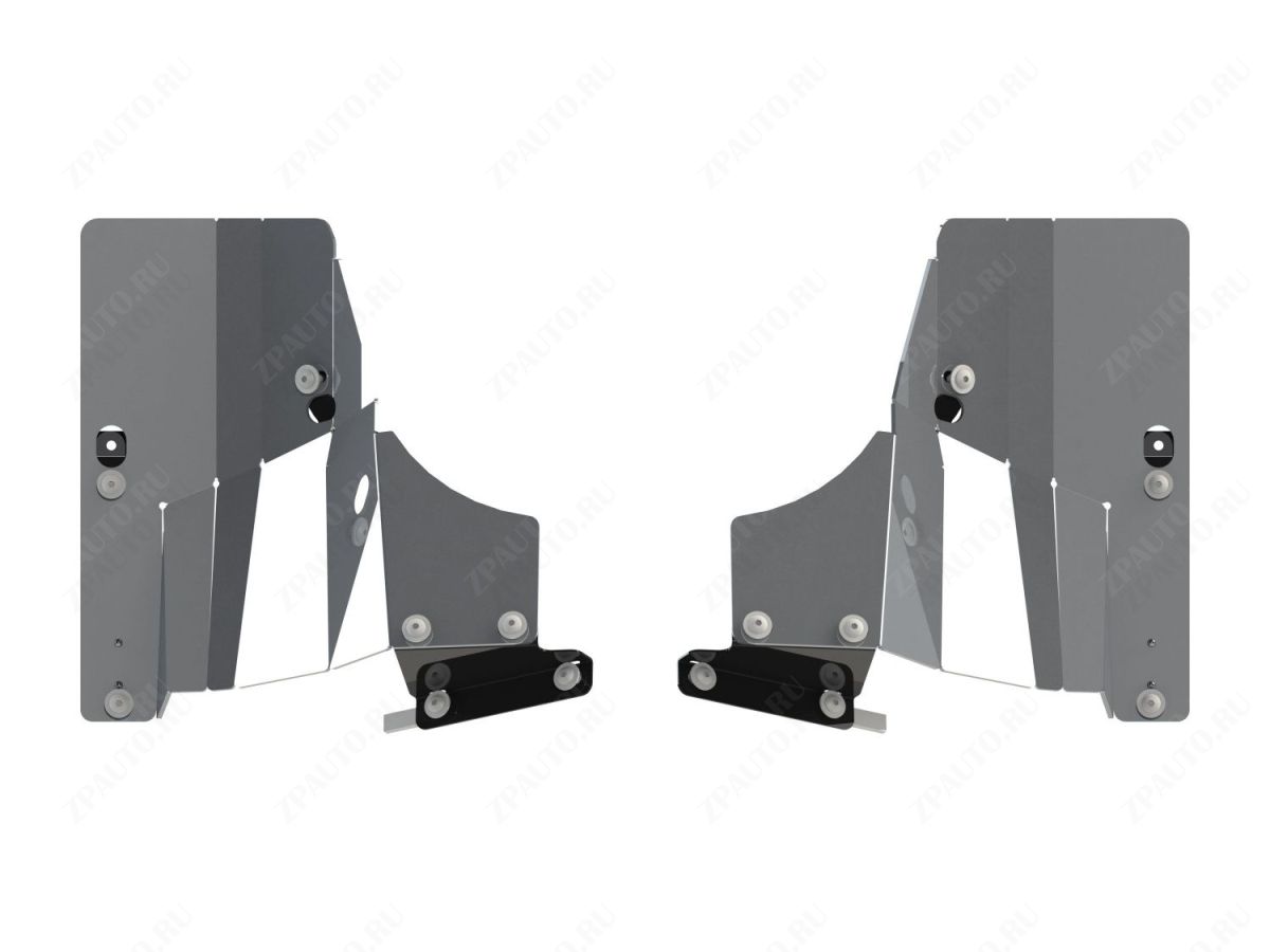 Защита колесных арок для CAN-AM Commander MAX 2015-2021, алюминий 4 мм, STORM, арт. 3140