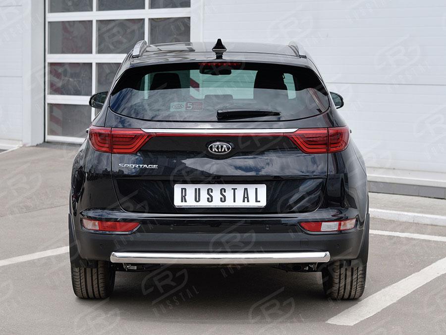 Защита заднего бампера d57 Kia Sportage 2016, Slitkoff KSZ-002295