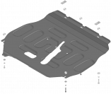Защита стальная Мотодор (Двигатель, Коробка переключения передач), 2 мм,  DFSK 500  2024- арт. 78608