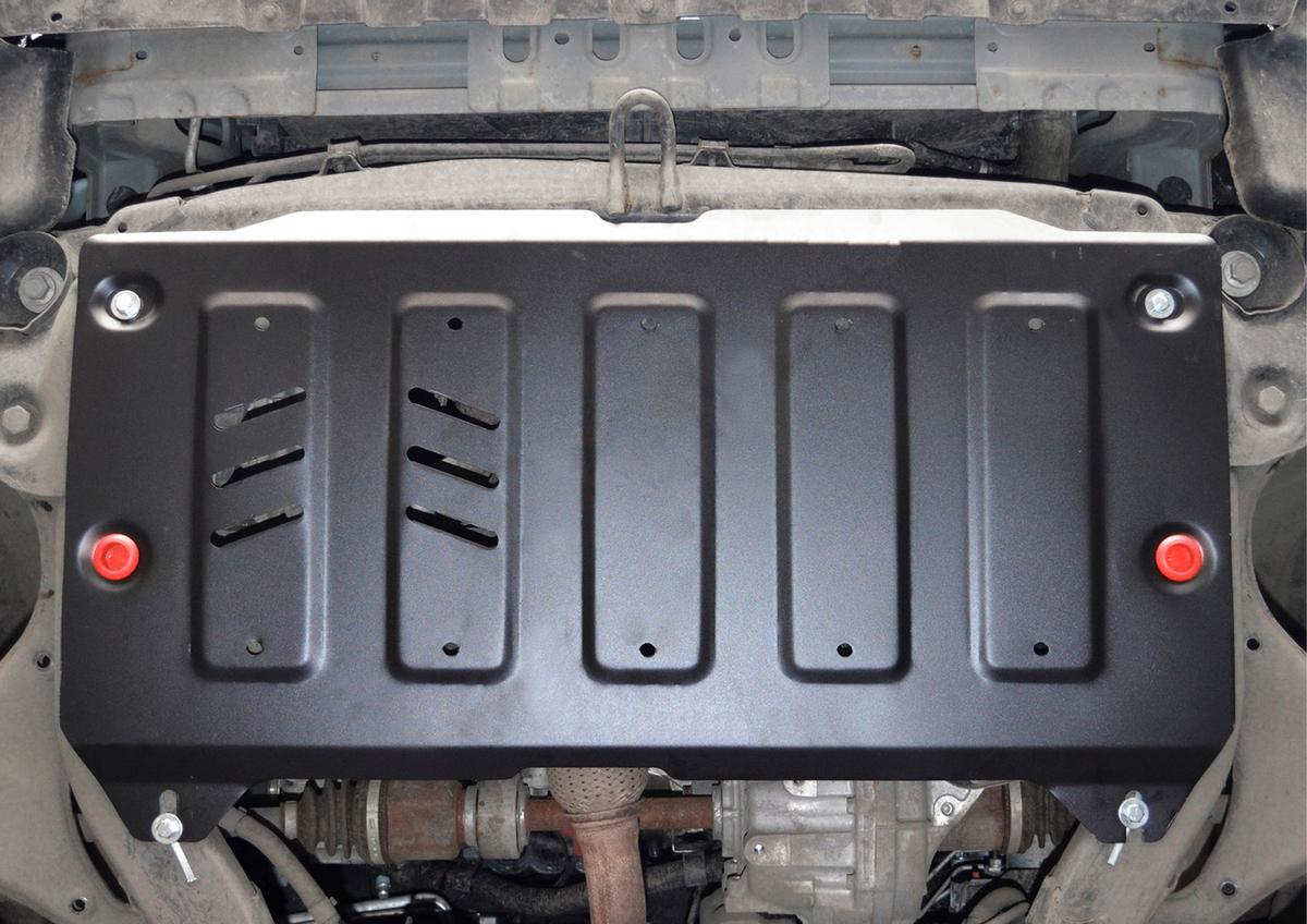 Защита картера и КПП АвтоБроня для Changan Eado (V - 1.6) 2013-н.в., штампованная, сталь 1.8 мм, с крепежом, 111.08903.1