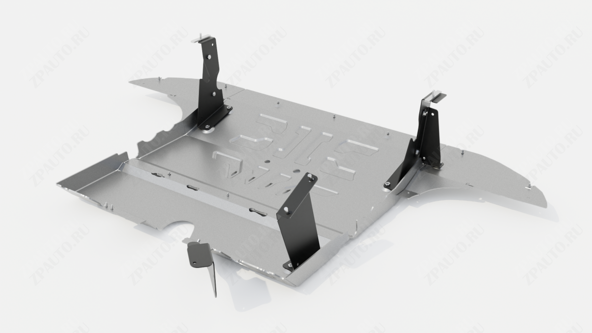 Защита электрического мотора (передняя) для VOYAH Free 318  2025 - V-1.5T AT FullWD, Sheriff, алюминий AL 4 мм, арт. 60.6534