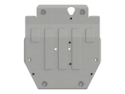 Защита картера и КПП для MITSUBISHI Delica  2007 - 2019, V-2,3D AT 4wd, Sheriff, алюминий 4 мм, арт. 14.5262