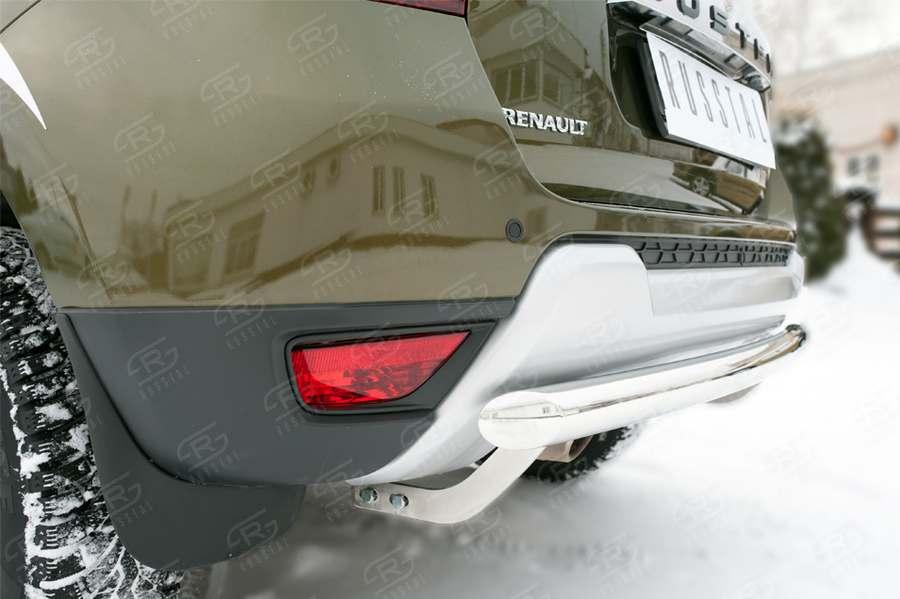 Защита заднего бампера d57 на Renault Duster 2015, Slitkoff RDZ-002184