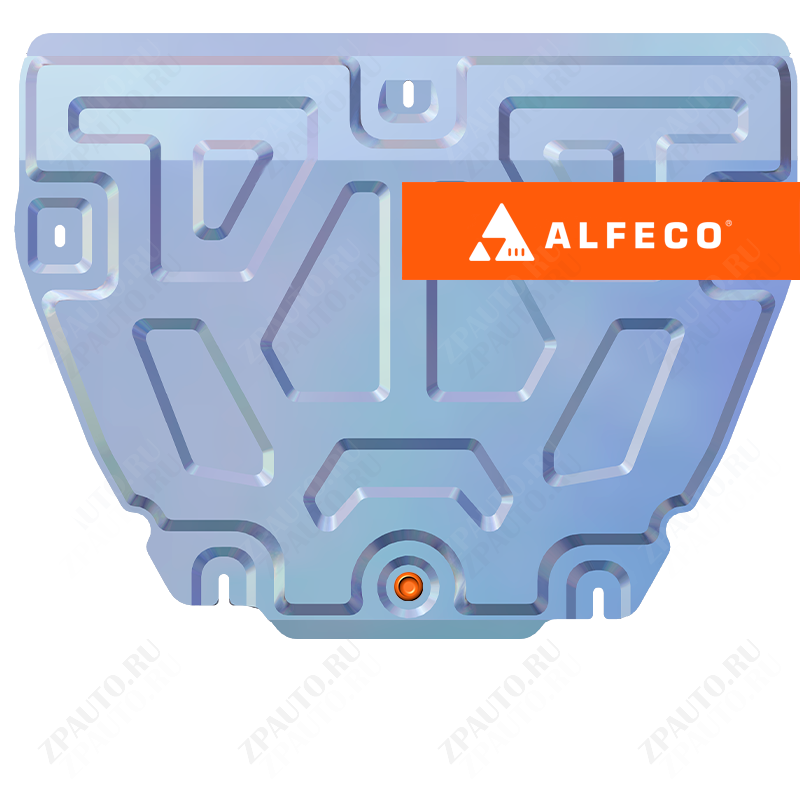 Защита  картера и КПП Discovery Sport 2014-2019 V-2,0 TD; 2,2 TD АТ 4wd , ALFeco, алюминий 4мм, арт. ALF3804al-1