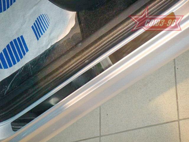 Накладки на внутренние пороги без логотипа для Skoda Octavia Tour 2009, Союз-96 SKOC.31.3176