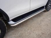 Защита порогов 60,3 мм для автомобиля Toyota Fortuner 2017-, TCC Тюнинг TOYFORT17-18