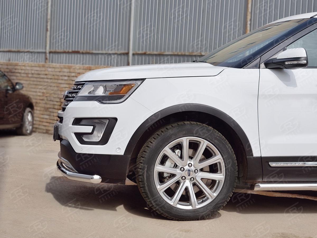 Защита переднего бампера d57 для Ford Explorer 2015, Slitkoff FEZ-002657