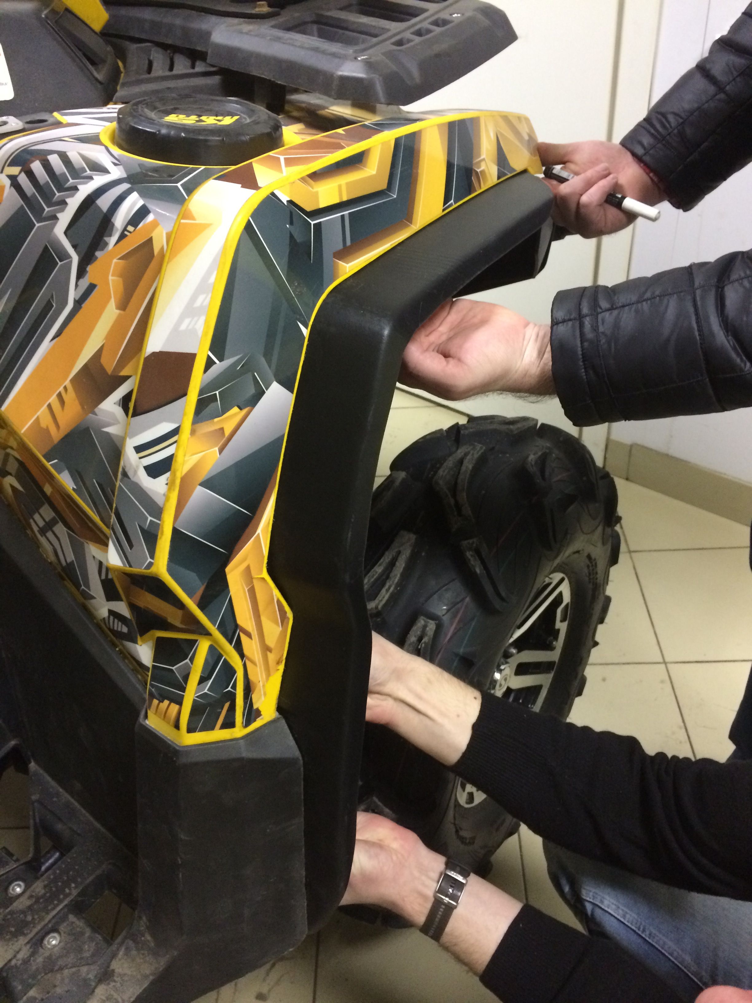 Расширители колесных арок для STELS Guepard  2014 -, STORM, арт. MP 0211