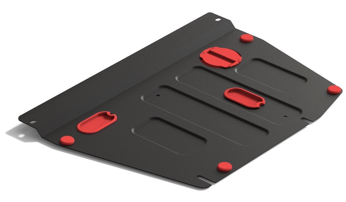 Защита картера и КПП АвтоБроня для Honda Civic VIII седан (V - 1.8) 2005-2012, штампованная, сталь 1.8 мм, с крепежом, 111.02108.1