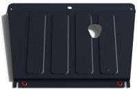 Защита картера и КПП АвтоБроня для Volkswagen Passat B5 (V - 1.6; 1.8; 1.9D; 2.0) 1996-2001, штампованная, сталь 1.8 мм, с крепежом, 111.05812.1