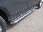Пороги с площадкой 60,3 мм для автомобиля Kia Sorento 2012-, TCC Тюнинг KIASOR12-23