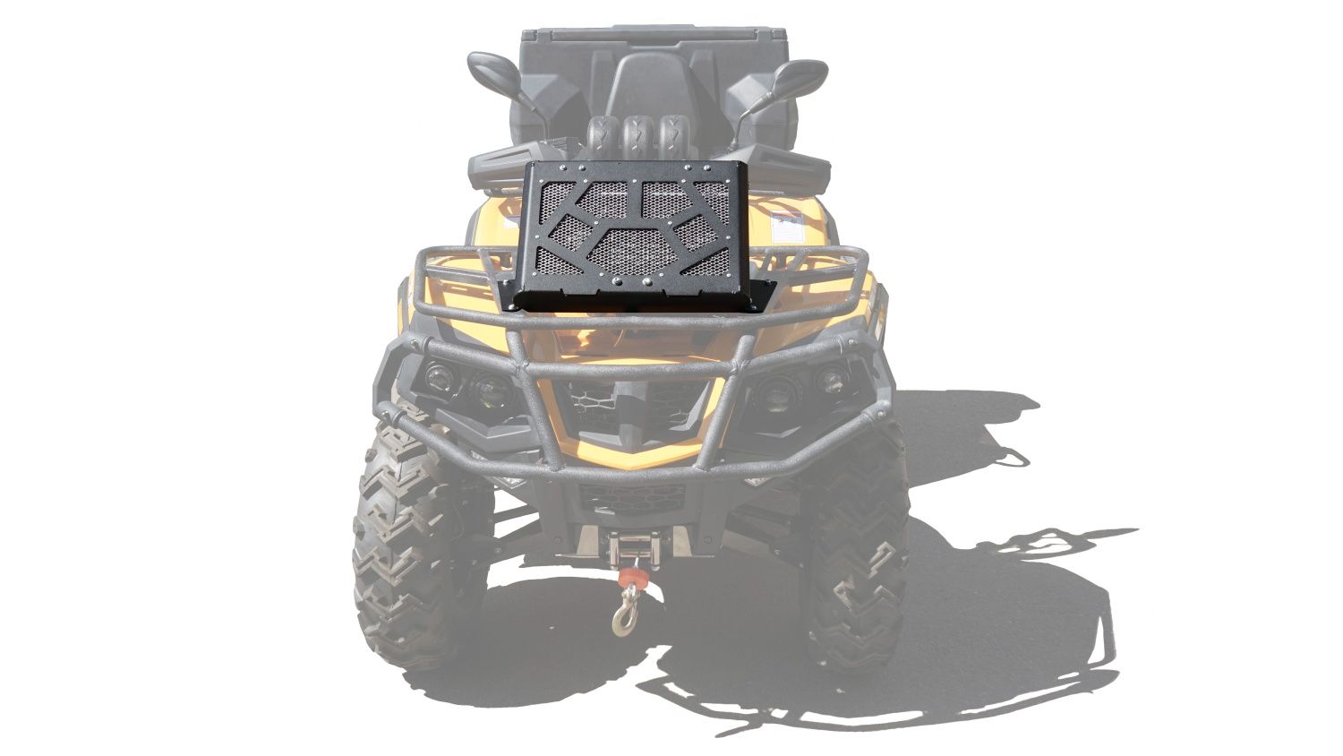 Вынос радиатора (черный) для HISUN Tactic 550/750 2022 -, алюминий 3 мм, STORM, арт. MP 0659